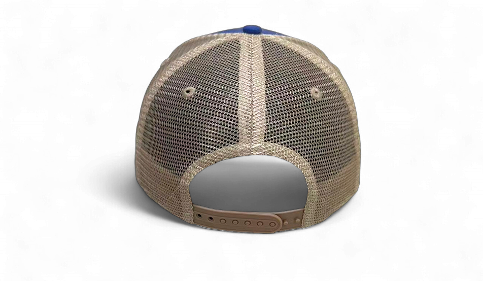 Pigment Dyed Front Mesh Back Frayed Bill Trucker Cap